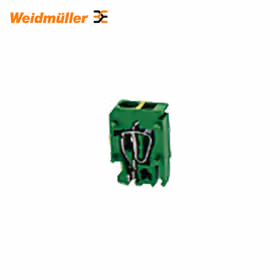 魏德米勒 接插件,弹片联接,1.5mm,配电带,深褐,黄色,绿色；ZVL 1.5/PE GN/GE BED