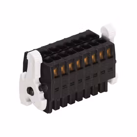 万可(WAGO) 孔型连接器,双排,带有辅助锁定及分离装置；713-1105/037-000