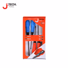 捷科(jetech) 4件一字,十字螺丝批组套；4PCS SET