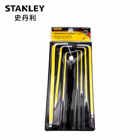 史丹利 7件套公制防滑加长球头内六角扳手组套1.5-6mm；94-561