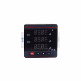 德力西电气 数显式电测量仪表；PA606L-72K4 5A 三相电流表+DO