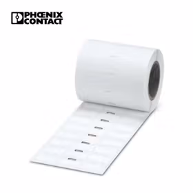 菲尼克斯 标识,盘卷,白色,未标记,背胶固定,标识区域大小:25.4x12.7mm；EML (25,4X12,7)R