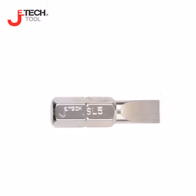 捷科(jetech) 轴径6mm长度25mm一字单头旋具头；SL6-25