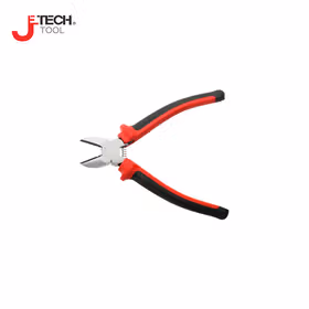 捷科(jetech) 双色柄铬钒钢斜嘴钳5寸；DP-5