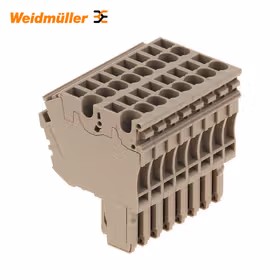 魏德米勒 Z系列,接线端子,接插件,深褐,直接安装；ZP 2.5/2AN/QV/8