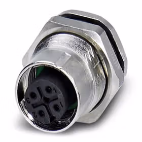 菲尼克斯 传感器/执行器孔式插座,4芯,M12SPEEDCON；SACC-DSI-FS-4CON-L180 SCO