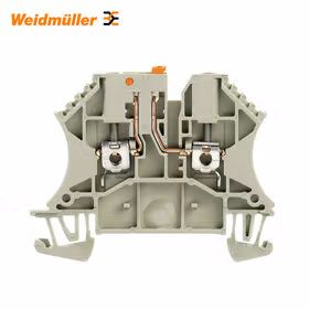 魏德米勒 电流测试端子,螺钉联接,2.5mm,500V,24A,可翻转,深褐；WTR 2.5