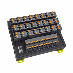 胜蓝SiRON 24位输入/输出弹片式端子台；T884-3TF
