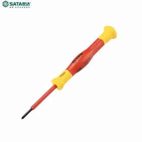 世达 VDE双色柄绝缘花型精密螺丝批T15*50mm 63904