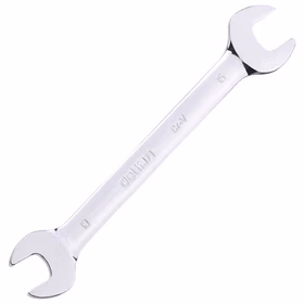 得力 镜面双开口扳手铬钒钢   13x15mm；DL33313