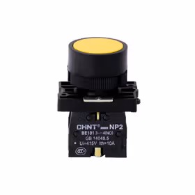 正泰 不带灯按钮 塑料头；NP2-EA55(替代LA18-11 黄)