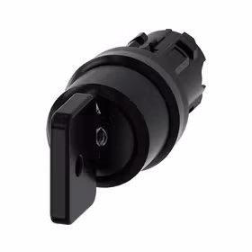 西门子 钥匙开关O.M.R,22mm,塑料,锁芯型号73034,黑色,附带2把钥匙,3个开关位置,键控式,拔出钥匙O；3SU10004HM010AA0