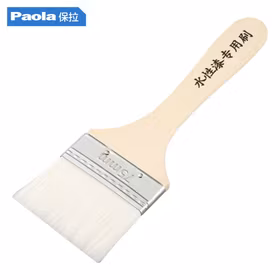 保拉(Paola) 3寸水性丝毛刷 乳胶漆内墙面漆防水涂料油漆刷子软毛清洁 墙漆刷墙工具排刷除尘5774
