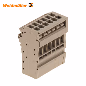 魏德米勒 Z系列,接线端子,耦合,额定横截面:2.5mm,插拔联接,米色,直接安装；ZPS 2.5/1AN/QV/6