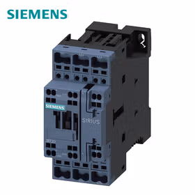 西门子 功率接触器,17A,7.5kW,1NO+1NC,125VDC带集成式可变电阻,3极,尺寸S0,弹簧型端子连接适合于PLC输出端；3RT20252KG40
