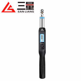 三量高精度工业级可调式公斤电子数显扭力扳手扭矩力矩扳手 JD250 1/4&rdquo; 1.5-30N.m 精2%