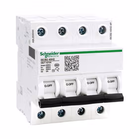 施耐德万高 SPD专用后备保护装置；iSCB2 40H1 4P