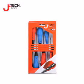 捷科(jetech) 6件一字,十字螺丝批组套；6PCS SET