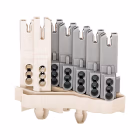 万可(WAGO) 孔型连接器,带有固定销钉和地线终端；267-165