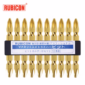 罗宾汉(RUBICON) 双头十字风批咀(金色),#2X#2,65mm；GW-10-65