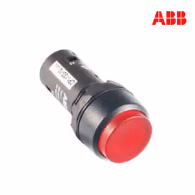 ABB CP3凸头复位型按钮（带灯型）,红色；CP3-11R-01