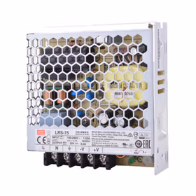 明纬 75W机壳型单组输出开关电源,45台/箱；LRS-75-24