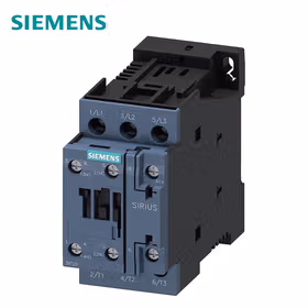 西门子 功率接触器,38A,18.5kW,1NO+1NC,230VDC,3极,尺寸S0螺栓型端子连接；3RT20281BP40
