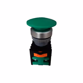 天得/tend &phi;22大头按钮,绿色；TN2BMG-1C