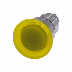 西门子 发光蘑菇头推拉开关,22mm,圆形,金属,高光,黄色,40mm,锁定,拉动释放机构；3SU10511BA300AA0