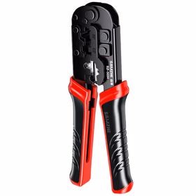 山泽网线钳 水晶头压线钳 6P/8P网络电话线压剥剪接线钳工具  SZ-5684