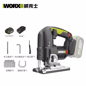 威克士20V曲线锯WU550(4.0单电）小型切割机电动木工锯手电锯