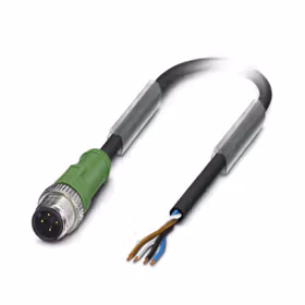 菲尼克斯 传感器/执行器电缆；SAC-4P-M12MS/ 3,0-PUR