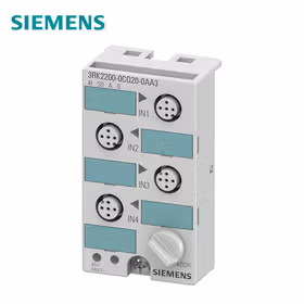 西门子 AS-i紧凑型模块K45数字A/B从站,4DI,IP674个输入端,最大200mA4个M12插座安装板3RK1901-2EA00或3RK1901-2DA00须单独订货；3RK22000CQ200AA3