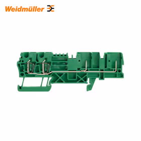 魏德米勒 Z系列,直通型接线端子,额定横截面:2.5mm,弹片联接,直接安装；ZT 2.5/4AN/2 GN