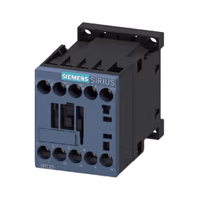 西门子 功率接触器,12A,5.5kW, 2NO+2NC 60VDC4极,尺寸S00螺栓型端子连接；3RT25171BE40