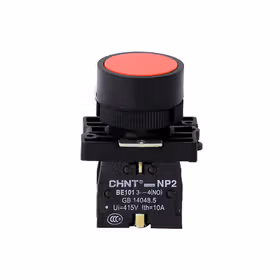 正泰 不带灯按钮 塑料头；NP2-EA41(替代LA18-10 红)