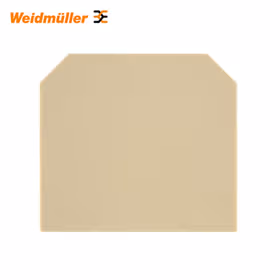 魏德米勒 SAK系列,接线端子,端板,1.5mm,深褐,直接安装；AP MAK2.5 DB