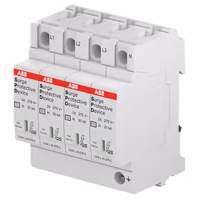 ABB 电涌保护器；OVR T2 4L 80-440s P QS