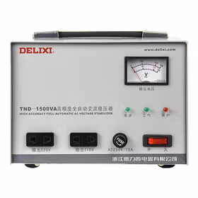 德力西电气 TND系列单相高精度全自动交流稳压器；TND  1.5K(单相） 铜