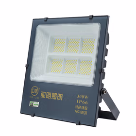 亚明 LED投光灯户外防水招牌射灯高亮探照灯工地庭院泛光灯 YM-7070-300W 白光纳米系列