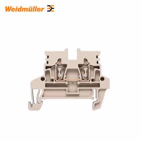 魏德米勒 直通型接线端子,弹片联接,2.5mm,800V,24A,深褐；ZDU 2.5N