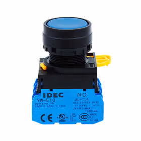 和泉 按钮开关,蓝色；YW1B-M1E10S