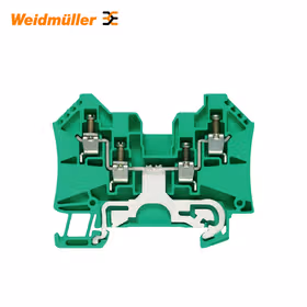 魏德米勒 接地型接线端子,螺钉联接,4mm,480A(4mm),绿/黄；WPE 4/ZZ