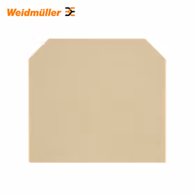 魏德米勒 SAK系列,接线端子,端板,1.5mm,米色,直接安装；AP SAK2.5+AST3+4/35