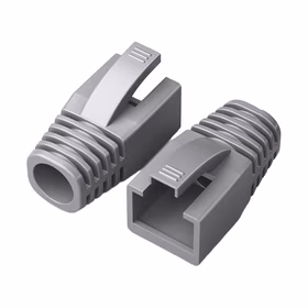 山泽(SAMZHE) 六类水晶头保护套 环保耐用 网络RJ45水晶头保护套 50个/袋 灰色HT602