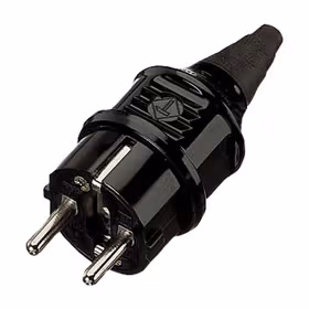 曼奈柯斯(MENNEKES) 工业插头,SCHUKO,黑色,16A2P+E,230V,IP44；10754