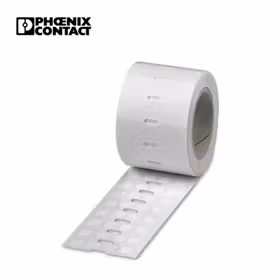 菲尼克斯 标识,盘卷,白色,未标记,背胶固定,标识区域大小:40x8mm；EML (40X8)R