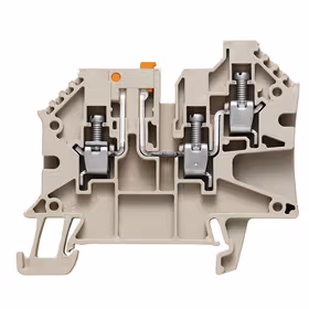 魏德米勒 电流测试端子,螺钉联接,4mm,500V,27A,可翻转,深褐；WTR 4/ZR