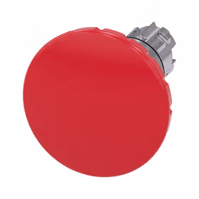 西门子 蘑菇头急停按钮,22mm,金属,高光,红色,60mm,强制锁定,旋转解锁机制；3SU10501JB200AA0