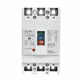 三菱电机 塑壳断路器 壳架电流30A 极数3P 额定电流30A 分断能力5kA；NFC30-SMX 3P 30A